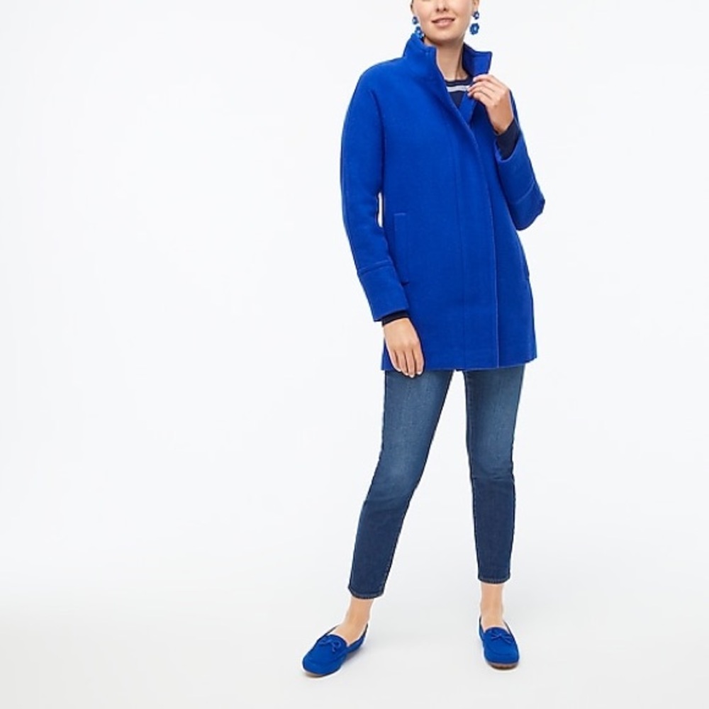 Gorgeous Blue J Crew City Coat